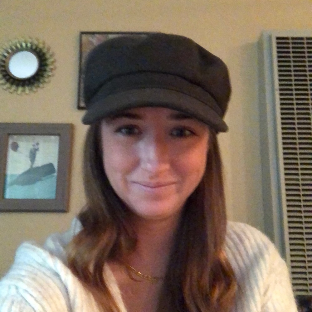 Green trend hat